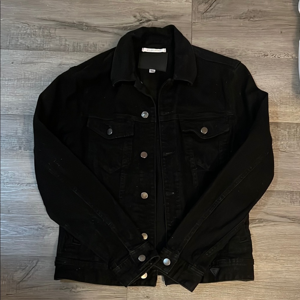 Men's Black Denim Jacket